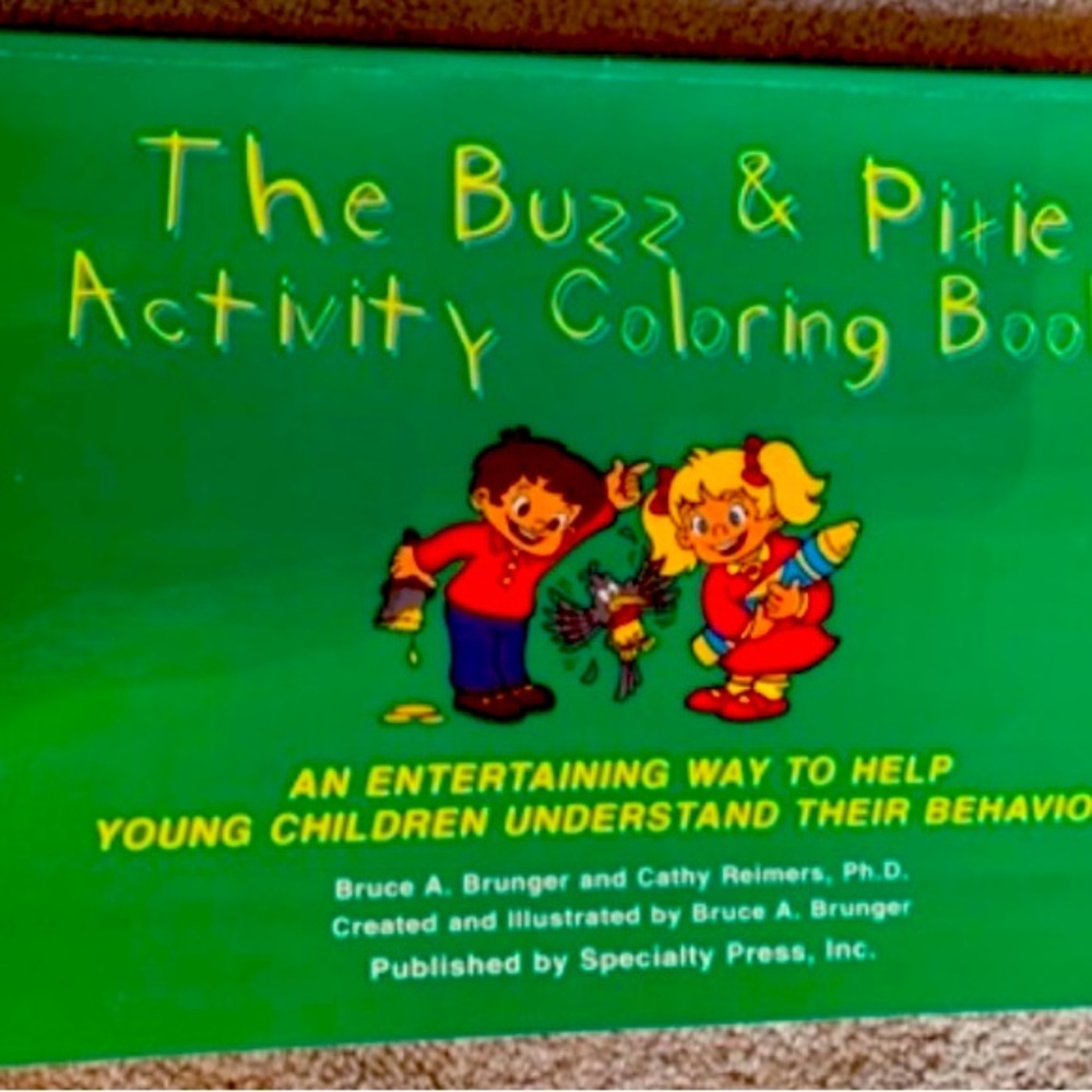 The buzz and pixie activity coloring book- an entertaining way to help children